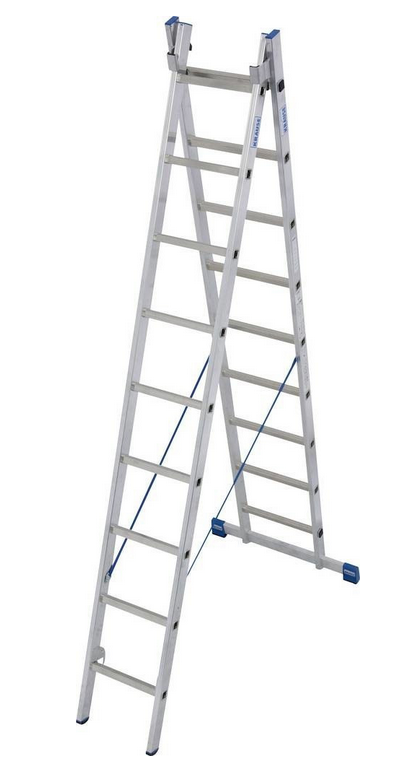 KRAUSE STABILO drabina rozstawno-przystawna 2x9 szczebli 